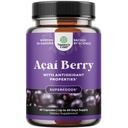 Naturezas Artesanato Acai Berry Antioxidante Apoio Perda de Peso Suplemento para Mulheres e Homens - Vitaminas Minerais Antioxidante Fórmula Suporta Sistema Imune e Aumentar a Saúde Cognitiva Energia - 60 Servimentos