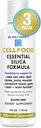 Cellfood Essential Silica Anti-Aging Formula - 4 fl oz, 3 Pack - Suporta Ossos Saudáveis, Juntas, Cabelo, Pele, Unhas, Dentes & Chicletes - Fácil de Absorver - Gluten & Thiaminase Livre, Não-GMO - 120 dias de fornecimento