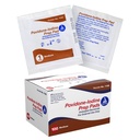 Dynarex Povidone-Iodine Prep Pads, Saturado com Povidone Iodine 10%, Fios Antissépticos de Grade Médica Usados para Preparação de Procedimentos Menores Precedentes, Médio, 1 Caso de 100 Pads Prep