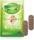 Tinnitus Patch for Ringing Ears, Tinnitus Ear Patches Fórmula Natural para dores de ouvido (12 Patches)