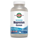 KAL Magnésio glicinato AtivGels 315mg, Totalmente Quelado, Suplemento de Magnésio de Alta Absorção para Relaxamento, Apoio Músculo e Ósseo, Não-GMO, Gluten Free, 60 Servings, 180 Softgels