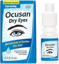Colírio Ocusano para Olhos Secos - Lágrimas Artificiais Lubrificantes para Aliviar Olhos Secos, com 2 Hidratantes 0,5 FL OZ