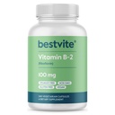 BESTVITE Vitamina B-2 100mg (240 Cápsulas vegetarianas) - Sem estearato - Sem Fosfato Dicálcico - Vegan - Não OGM - Glúten Livre