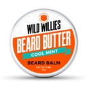 Balsa Barba Premium Wild Willies para Homens, Condicionador de Manteiga com Ingredientes Orgânicos, Promova o Crescimento, Remove Coceira e Dandruff - Restaura Humidade - Menta Legal, 2 Oz