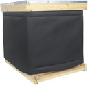 Envoltório de colmeia de abelha, colmeias de inverno Suprimentos de apicultura se encaixam 1 Colmeia profunda com 1 caixa de colmeia média, cobertura de proteção de inverno 600D Oxford Isolated Cover, leve, reutilizável (81"x15.7)