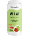 NaturalSlim Magicmag Puro Citrato de Magnésio em Pó – Estresse, Obstipação, Músculo, Saúde do Coração e Apoio ao Sono – Strawberry Natural & Cale Flavored Magnésio Suplemento - 8 oz Drink Mix (Solo)
