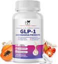 Suplemento Probiótico Akkermansia para Mulheres e Homens, Prebióticos naturais para Digestivo, Gut Saúde, Energia, Saúde Geral, Suplemento Digestivo com Soja lsoflavonas, Bromelaína, 60 Cápsulas