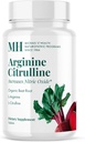 Programas Naturopáticos de Saúde de MICHAEL Citrulina Arginina - 90 Comprimidos - Aumenta Óxido nítrico - com Raiz de Beterraba Orgânica - 30 Servimentos