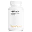 Super inteligente SuperFolato 400mcg / 4g por dia (Patente & Biodisponível) - Quatrefolic 5-MTHF Suplemento - Folato ativo Vitamina B9