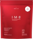 IM8 Essentials finalistas diários All-in-1 Suplemento multivitamínico, 92 nutrientes ricos Ingredientes CoQ10, Probióticos, Vitaminas, Verdes, GF, Acai misturado Berry (30 Servings, Refill Pouch)