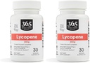 Mercado de alimentos inteiros 365, Lycopeno 20 mg, contagem de 30 (embalagem de 2)
