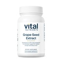 Nutrientes Vital Uva Extrato de Sementes 100mg . Potent Antioxidante e Suporte para Circulação, Capilares e Saúde da Vinha ..Gluten, Dairy, Soy Free ..