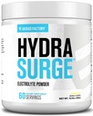 Fábrica Jacked HYDRASURGE Electrolyte Powder - Hydration Supplement w / Key Minerals, Himalaia Sea Salt, Água de coco - Keto Friendly, naturalmente adoçado - 60 Servings, Limonada