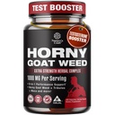 Erva de cabra com tesão para homens - Suplemento masculino de força extra com Raiz de Maca Preto, Tongkat Ali, Saw Palmetto & Panax Ginseng Extract para resistência e energia - 180 Cápsulas