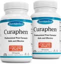 EuroMedica Curaphen - Suplemento de Curcumina para Circulação e Suporte de Endorfina - Suporte para Desconforto Ocasional - Aids Healthy Muscles - 120 cápsulas, 2 embalagens (240 cápsulas)