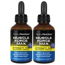 Força muscular e força de pulverização Formula, 2 frasco Pack, 175mg Fórmula de crescimento proprietário, 2 onças por garrafa