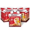 Quest Nutrition Pronto para Beber Shake de Proteína de Caramelo Salgado, 30g de proteína, 3g de carboidratos líquidos, sem glúten, Keto Friendly, 11 fl.oz 4 Count (Pacote de 3)