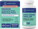 Pacote de recuperação WELMATE: comprimidos de cloreto de sódio, 300ct + 4% Lidocaína Numbing Patch 30 ct