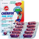 Cherifer PGM 10-22 Alto fator de crescimento da chlorela (CGF) com zinco, 30 cápsulas