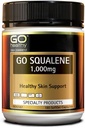 Go Healthy Go Squalene Skin Support, proteção antioxidante, nível de colesterol Suporte 1000mg 180 Caps Softgel