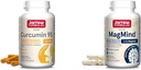 Jarrow Formulas Curcumin 95 500mg - Até 120 Servings (Veggie Caps) - Turmeric Curcumin Extract & MagMind Brain Health with Magtein (Magnesium L-Threonato), Suplemento dietético
