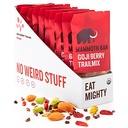 Mammoth Bar Goji Berry Trail Mix - 10 Bares de Proteína Orgânica – Prebiótico • Paleo • Gluten Free • Ovo Protein • GMO Free • Raw • Nozes Premium