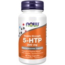 AGORA Alimentos Suplementos, 5-HTP (5-hidroxitriptofano) 200 mg, Dupla Força, Suporte Neurotransmissor*, 60 Cápsulas Veg