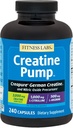 Bomba de Creatina de Laboratório Fitness com L-Citrulina, L-Arginina e Creatina Creatina Mono-hidratada - 240 Cápsulas