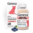 Genexa Children's Clean Acetaminophen □ Pediatrician Preferent Ingredients □ Redutor de Dor e Febre para Crianças