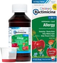 Bactimicina Medicina para Crianças - Medicina para Crianças - 6 anos e mais - doce sabor cereja - 4 Fl OZ