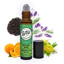 Wild Essentials Motion Faase Essential Oil Roll On, 10ml Motion Sickness, Náusea, Estômago irritado, Vertigo, Dizzy, Seasick, Carsick, Feito com óleo orgânico Jojoba, Pronto para Uso, Hidratante, Todos naturais