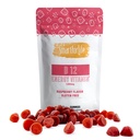 B12 Vitaminas Gummy - 1500 mcg Vitamina B12 Gummies para Adultos e Crianças - Ajuda com Energia, Metabolismo, Suporte do Sistema Nervoso Ósseo - Framboesa Sabor - 60 Contagem - 60 Dia Fornecimento