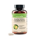 Naturewise Garcinia Cambogia - 60% HCA Concentration Extract, Suporte Natural para Objetivos de Peso e Níveis de Energia - Vegan, Não-GMO, Glúten Grátis - 90 Cápsulas[1-3 Mês de Abastecimento]