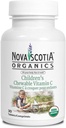 Nova Escócia Orgânicos Vitamina C mastigável infantil (30 comprimidos mastigáveis); Certified Orgânico; Vegan, Berries Acerola orgânica