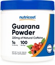Nutricost Guarana Extract Powder 100 gramas por garrafa - Suplemento Natural de Cafeína de Erva Brasileira