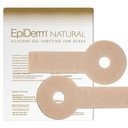 EpiDerm Areopexy Silicone Scar Sheets – Reutilizável, Lavável e Personalizável Redução da Mama e Pós-Op Cirurgia da Mama Essentials - Lollipop Forma profissional grau Scar Patches – Natural, 1 Pair