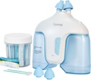 Sistema de irrigação nasal com 50 pacotes de sal (azul), máquina de lavagem do sino, limpador de nariz para adulto Sinus, lavador de nariz máquina de alívio do nariz