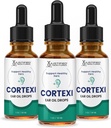 Laboratórios Justificados (3 Pacote Cortexi Ear Drops Cortexi Saudável Óleo Eardrum Suporta Orelhas Saudáveis Mistura Premium de Óleos Essenciais 3 Garrafas