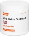 Óxido de zinco de rugby Ointment protetor da pele - 20% - 16 Oz (1lb) (454 g) (1 embalagem)