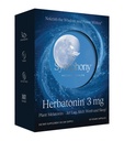 Herbatonina 3mg - A única planta natural Melatonina ciclo de sono natural, Relógio Corpo e Circadian Ritmo Suporte para Jet Lag, 60 Cápsulas Vegan (60 fornecimento dia)