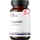 Designs para Saúde CogniAid - Memória de ervas + Fórmula de humor com extrato de chá verde, Amora silvestre + Bacopa (60 Cápsulas)