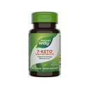 Nature's Way 7-KETO, DHEA Metabolite, Metabolismo Suplemento de suporte *, 25mg Potência por serviço, 60 Cápsulas