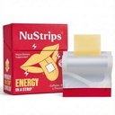 NuStripsTM Faixas de energia de dissolução rápida com 50mg de cafeína, L-Theanina & Vitamina B12 – Energia instantânea e foco sem Jitters ou crash – Funciona mais rápido do que o café – calmante canela (30 Pack)