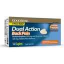Comprimidos de GoodSense Dual Action Acetaminofeno e Ibuprofeno (AINE), 250 mg/125 mg, Dor nas costas, 144 Contagem