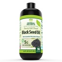Herbal Secrets Black Seed Oil Supplement (Suplemento de óleo de sementes pretas) 16 Oz 5 G por serviço (Não-GMO)