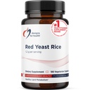 Desenhos para a Saúde Synergy RYR - Red Yeast Rice Supplement - 1200mg Red Yeast Rice + CoQ10 para apoiar a Saúde Cardiovascular + Manutenção dos níveis de lípidos na gama normal (120 Cápsulas)
