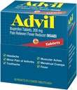 Advil Ibuprofeno, 200 mg, 50 embalagens de 2 comprimidos revestidos (Pacote de 4)