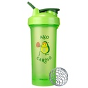 BlenderBottle apenas para diversão Classic V2 Shaker garrafa perfeita para batidos de proteína e pré-treino, 28-ounce, Avo Cardio