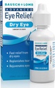 Bausch & Lomb Advanced Eye Alief, Eyedrops Lubrificantes para Olho Seco, Hidratante e Relaxante, Replenifica Lágrimas para alívio rápido e longo-Lasting, 1 Fl Oz (Pacote de 3)