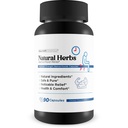 Cápsulas de Hemorroidas de Ervas Naturais - Nosso melhor suplemento de alívio de hemorroidas - Premium Natural Herbs força Hemorroidas Cápsulas - Hemorroidas Natural Herbs Tratamento de hemorroidas Tratamento